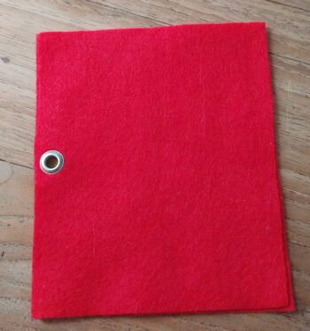 Vilten journal omslag (11 cm x 12,5 cm) - Afbeelding 2